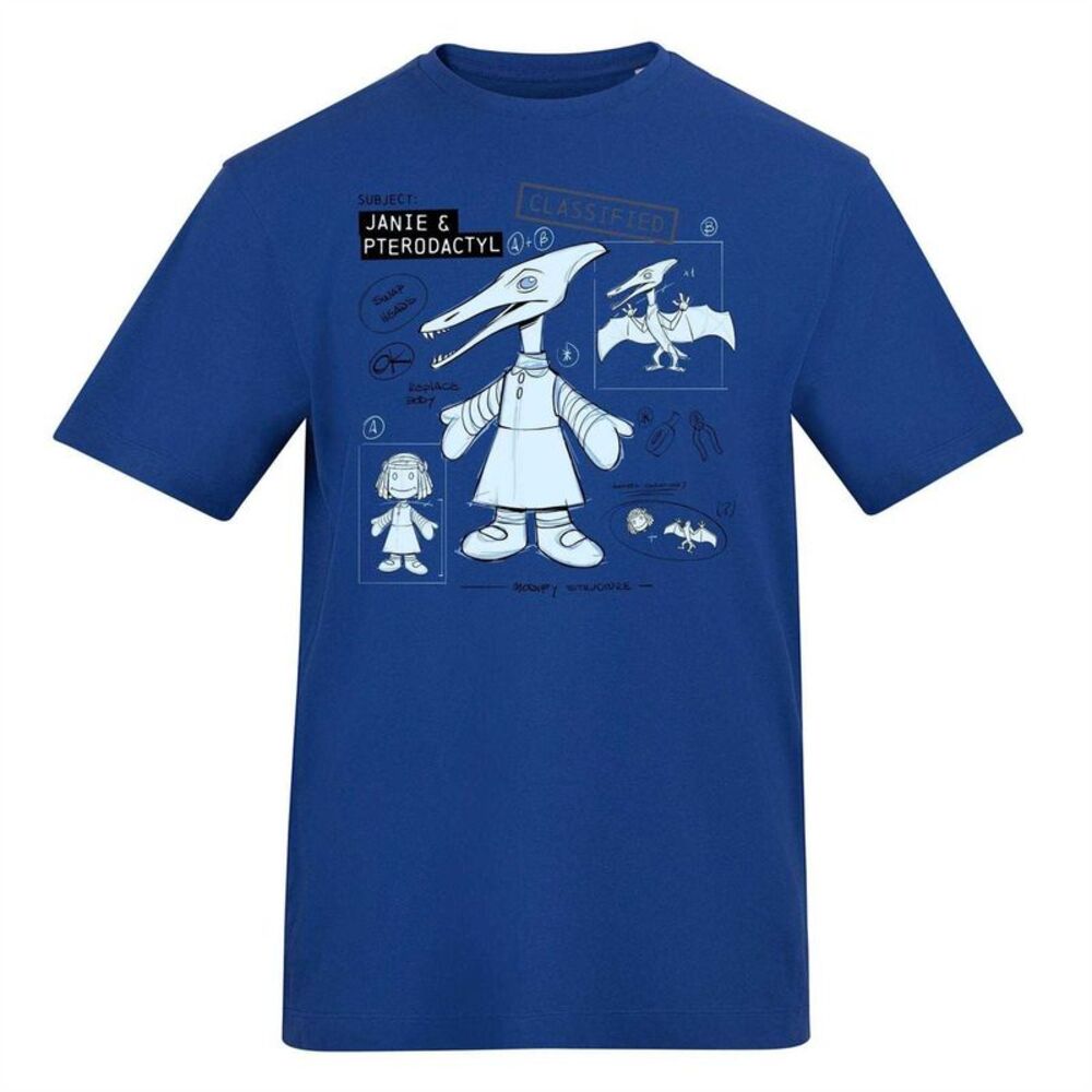 Characters Unisex Adult T-Shirt / Blue